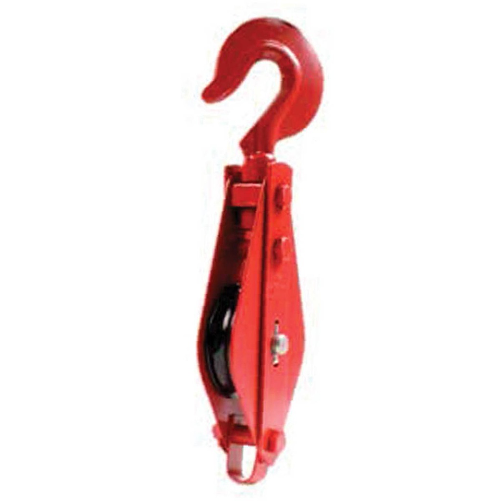 POLEA GARRUCHA P/CABLE SENCILLA 6" 2T