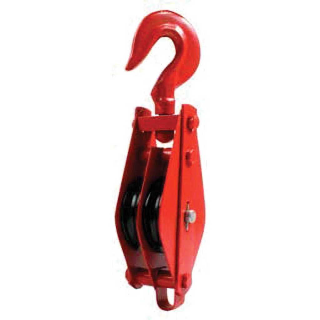POLEA GARRUCHA P/CABLE DOBLE 6" 3T