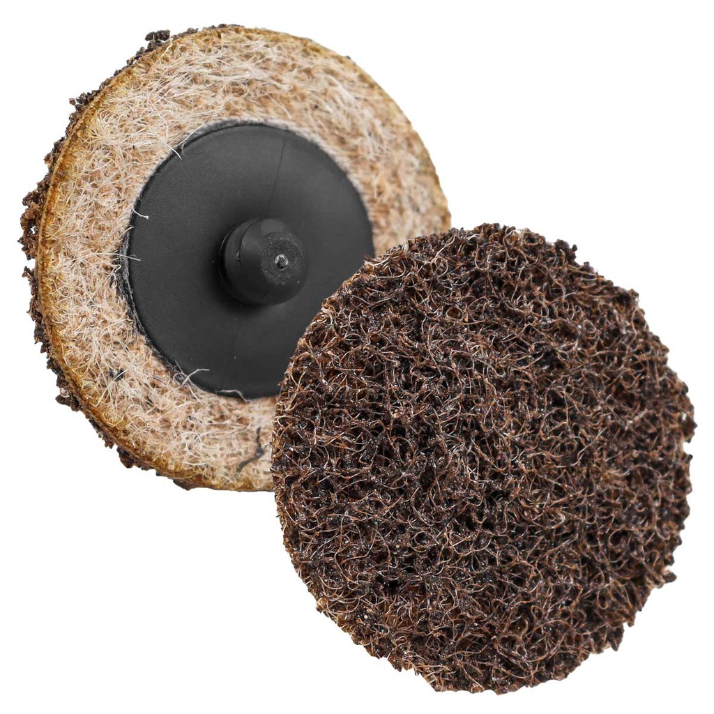 DISCO 3" CAMBIO RAP. FIBRA CAFE (COARSE) TIPO R (Precio x pieza - Empaque c/25 pzas)