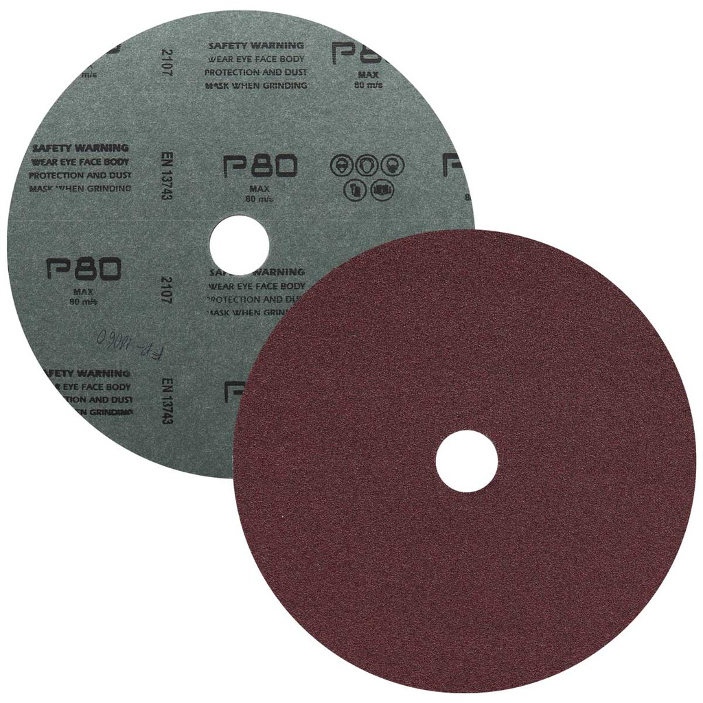 FIBRODISCO AO 7" X 7/8" G024 (Precio x pieza - Empaque c/25 pzas)