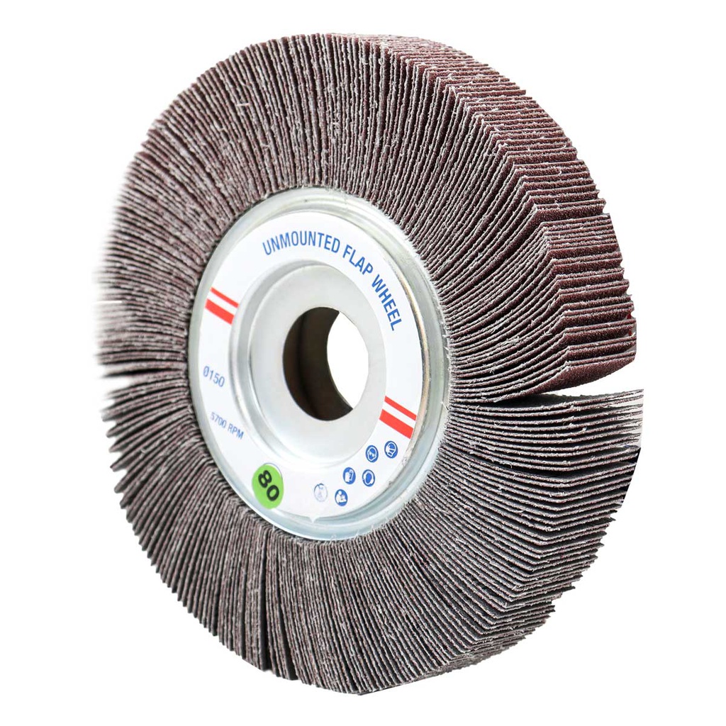 RUEDA FLAP AO 6" x 2" x 1" G60