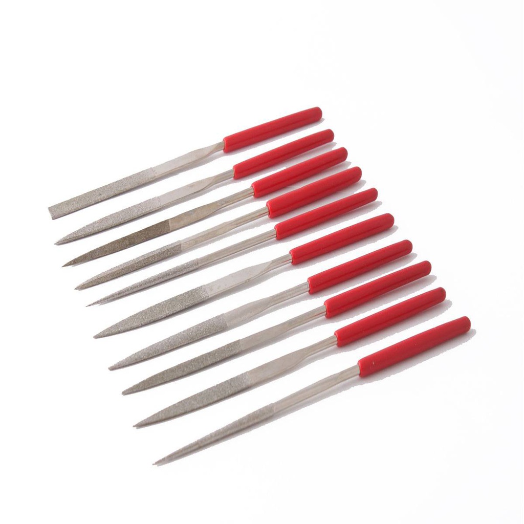 LIMA DIAMANTADA RECTAS 7" JUEGO  10 PZS