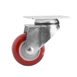 [Y-1047-100] RODAJA MARRON PU GIRA. 4X1-1/4"