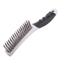 [Z-10117] CEPILLO C/MANGO PLASTICO ERGONOMICO 4X16 PINCELES A. AL CARBON 0.014"
