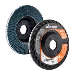[Z-13812] DISCO LAMINADO WESTON ZIRCONIO 4-1/2 X 7/8" G60 T27 PLASTICO