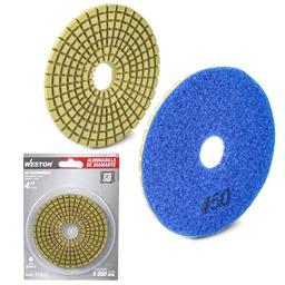 [Z-19120] ALMOHADILLA DE DIAMANTE PARA PULIDO 4'' G800