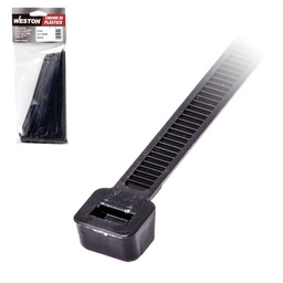 [Z-51237] CINCHO PLASTICO NEGRO 2.5 X 100MM    (bolsa c/100)