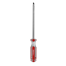 [TO2015] DESARMADOR ACETATO ROJO PLANO 3/8X8