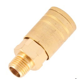 [TC2002] COPLE RAPIDO MACHO 1/4" LATON