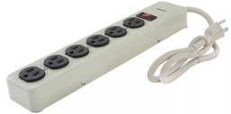 [FU0979] MULTICONTACTO 6 TOMAS SUPRESOR600J