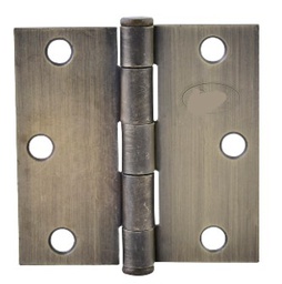 [PF0112] BISAGRA CUADRADA PREMIUM3 1/2"X2" ACERO LATON ANTIGUO