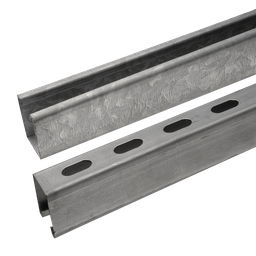 [9850105] PERFIL UNICANAL PARED DELGADA SOLIDO    4X4