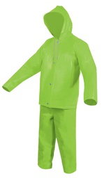 [ECO-1121HVMD] JUEGO IMPERMEABLE ECOFRIENDLY HIGH VISIBILITY VERDE, T-MD.