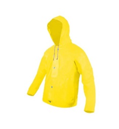 [ECO-1123MD] CHAQUETIN IMPERMEABLE AMARILLO ECOFRIENDLY, SELLADO. T-MD.