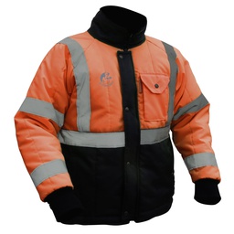 [ECO-20ANN2XGCRT] CHAMARRA ECOTERMOAISLANTE LIGERA BICOLOR (ANARANJADO/NEGRO) C/REF TEXTIL T-2XG.