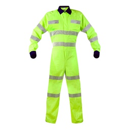 [ECO-105AMAZMD] OVEROL JYRSA ECOFRIENDLY COLOR AMARILLO/AZUL T-MD.