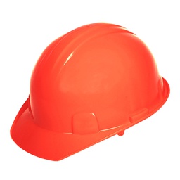 [ECO-2004ANHVK] CASCO TIPO CACHUCHA DIELECTRICO ECOFRIENDLY ANARANJADO ALTA VISIBILIDAD SUSPENSION 6 PUNTOS PLASTICA, TIPO 1 CLAS E.