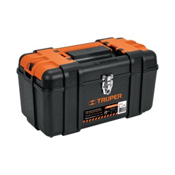 [102434] Caja p/herramienta 17' con compartimentos, broches metalicos