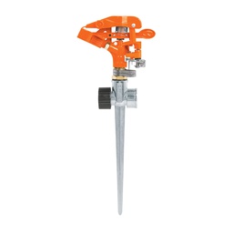 [10321] Aspersor metalico 11' dos vias, estaca metalica, Truper
