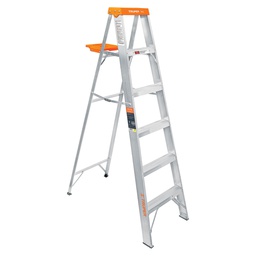 [10335] Escalera de tijera tipo ll 5 peldaños y bandeja, Truper