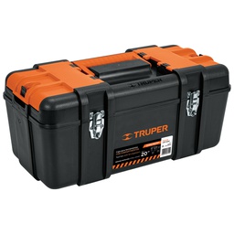 [102435] Caja p/herramienta 20' con compartimentos, broches metalicos