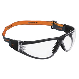 [15304] Lentes de seguridad, transparente con banda elastica, Active