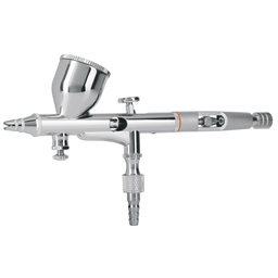 [16020] Pistola aerografica de gravedad con vaso fijo, Truper
