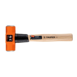 [16507] Marro octagonal 3 lb, mango de madera 12', Truper