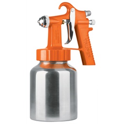 [19510] Pistola p/pintar baja presion, naranja, entrada sup, Truper