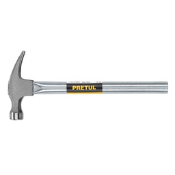 [20596] Martillo uña recta 16 oz, mango tubular, Pretul