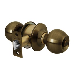 [23564] Cerradura tipo esfera, cilindrico, recamara, antiguo, Basic