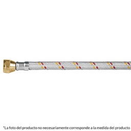 [24065] Manguera para gas, aluminio, 3/8' X 400 cm, Foset Basic