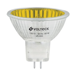 [47256] Lampara de halogeno amarillo 50 W tipo MR16 en caja, Volteck