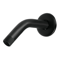 [47647] Brazo corto con chapeton para regadera, negro mate, Aqua