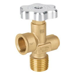 [47651] Valvula para cilindros de gas LP hasta 45 kg, Foset