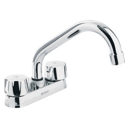 [47683] Mezcladora 4' para lavabo, tubular, cartucho ceramico