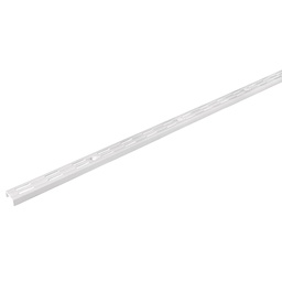 [47717] Cremallera doble blanca para mensulas planas, 1m, Fiero