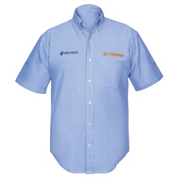 [60383] Camisa manga corta para hombre, azul, EEG, Truper