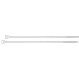 [44305] Bolsa con 50 cinchos plasticos 40 lb, 250x3.5 mm, naturales