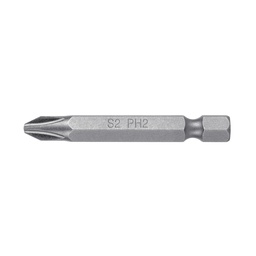 [100251] Estuche con 50 puntas de cruz PH2 largo 2', Truper Expert