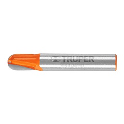 [11460] Broca para router, media caña, 1/4', Truper