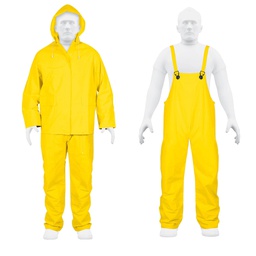 [14418] Conjunto impermeable doble capa, talla M, Truper