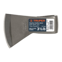 [14988] Hacha tipo español media labor 3-1/2 lb sin mango, Truper