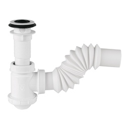 [49366] Cespol de bote 1-1/4', contra, polipropileno, para lavabo