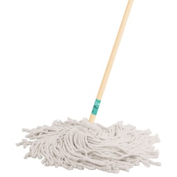 [57061] Trapeador tipo mechudo, 450 g con baston de 120 cm, Klintek