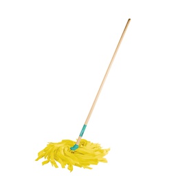 [57075] Trapeador ligero de microfibra con baston de 120 cm, Klintek