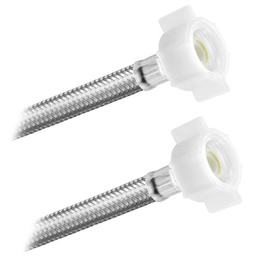 [3496] FamaFlex Premium Para  Agua Potable 1/2" AM x 1/2" AM x 30cm.-12"  (3496)