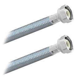 [3901] FamaFlex Poliacero Para Agua Potable 1/2" FIP x 1/2" FIP x 40cm.-16"  (3901)