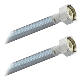 [3936] FamaFlex Poliacero Para Sanitario 7/8" FIP x 7/8" FIP x 80cm.-32"  (3936)