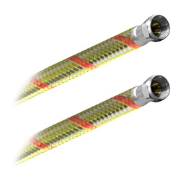 [3962] FamaFlex Poliacero Para Gas 5/16" x 5/16" x 150cm.-60" (3962)